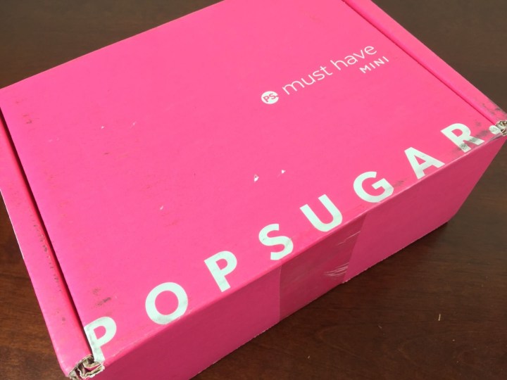 POPSUGAR must have mini april 2016 box