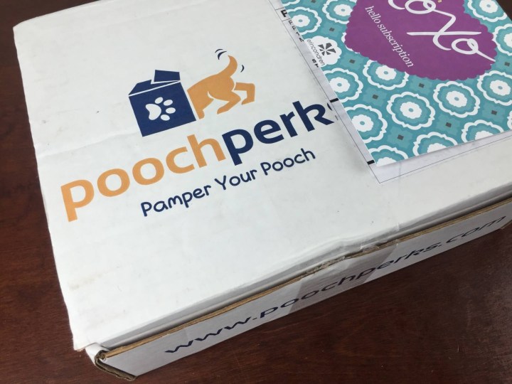 Pooch Perks Box April 2016 box