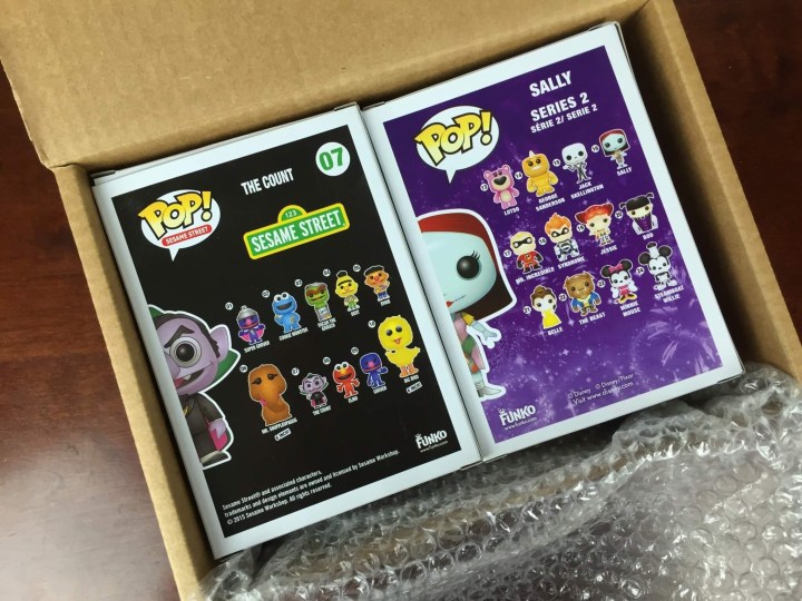 Pop in a Box April 2016 unboxed