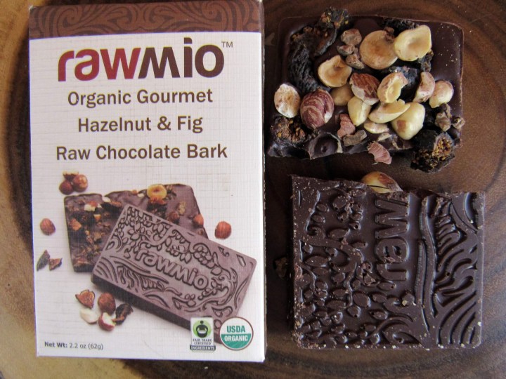 Rawmio Hazelnut and Fig Raw Chocolate Bark
