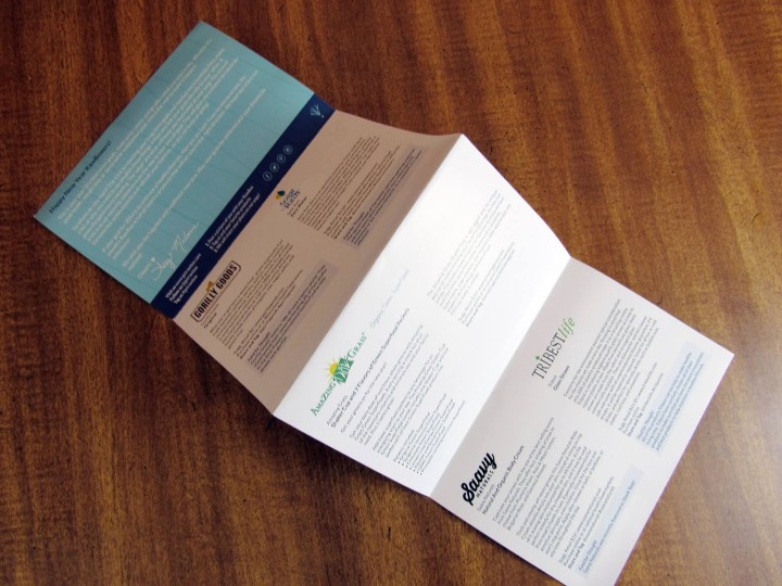 Double-sided Information Card