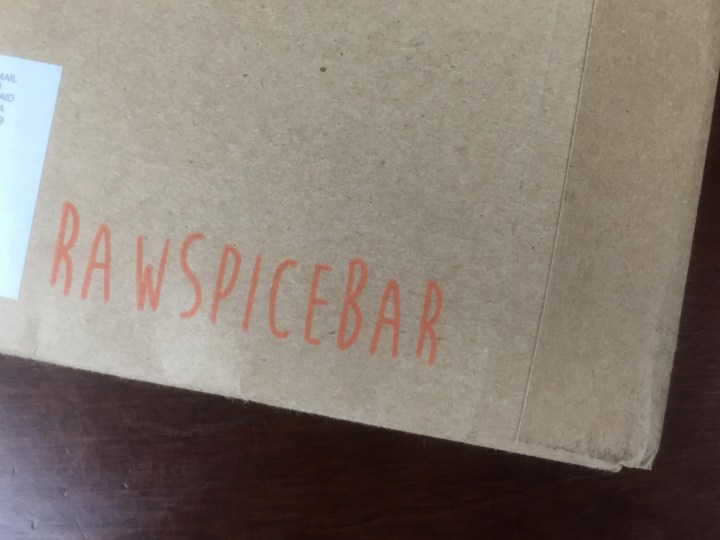 RawSpiceBar Box March 2016 box
