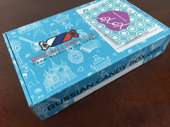 Russian Candy Box April 2016 box