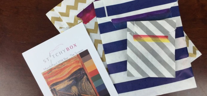 Stitchy Box March-April 2016 Subscription Box Review & Coupon