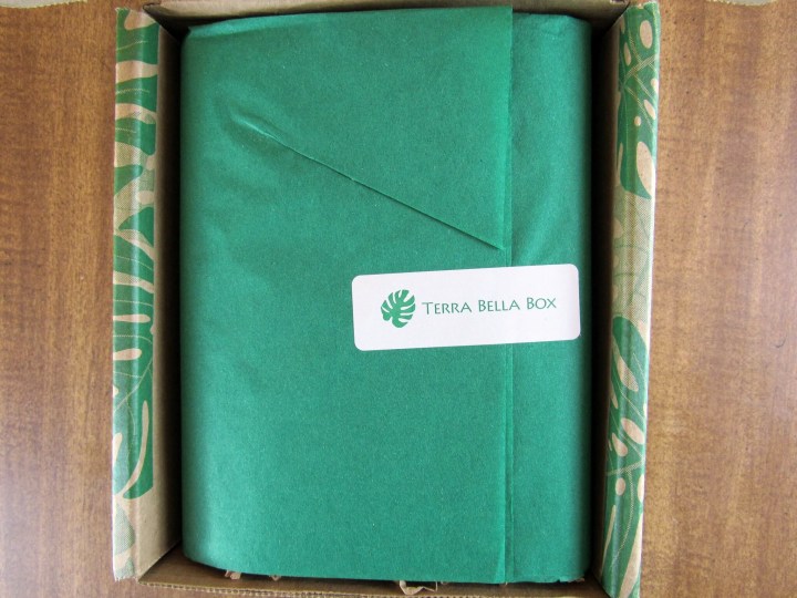 Wrapped in tissue and sealed