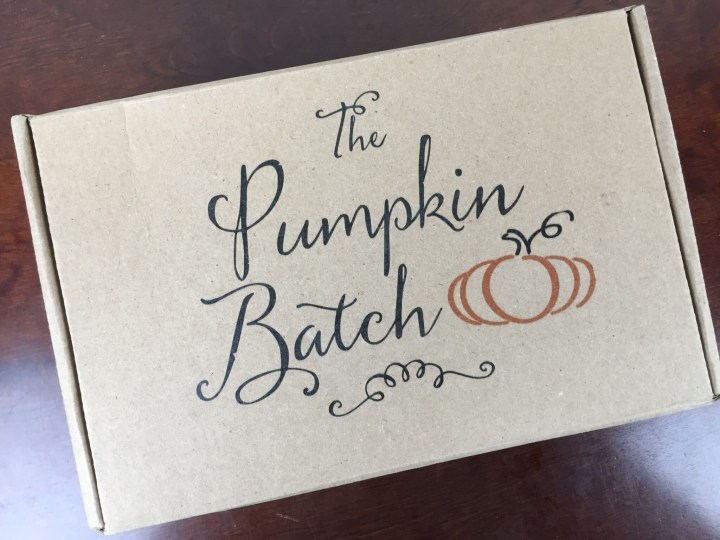 The Pumpkin Batch Box April 2016 box