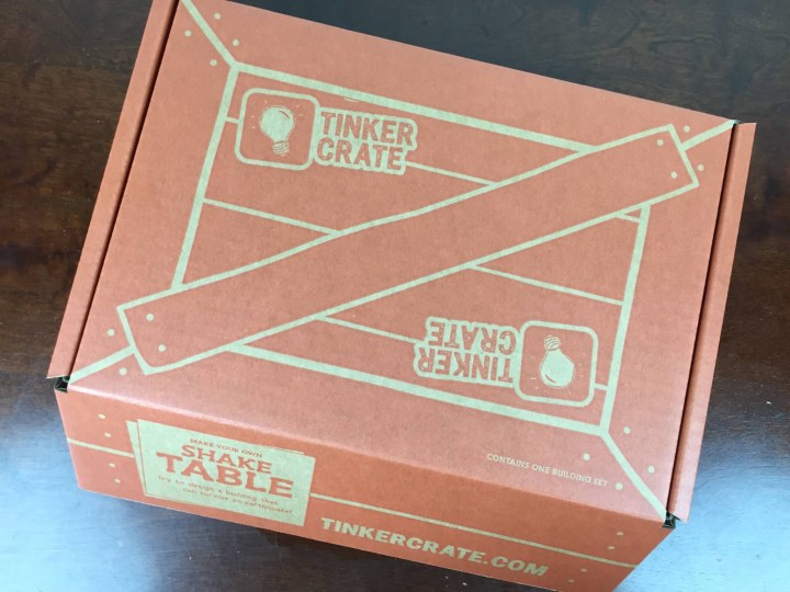 Tinker Crate April 2016 box