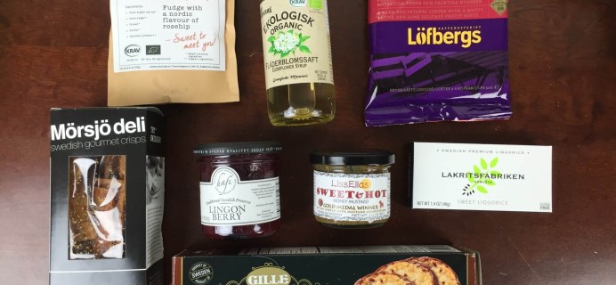 Try The World May-June 2016 Subscription Box Review + Coupon – Sweden Box