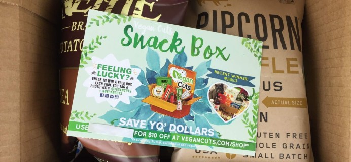 Vegan Cuts Snack Box April 2016 Subscription Box Review + Coupon!