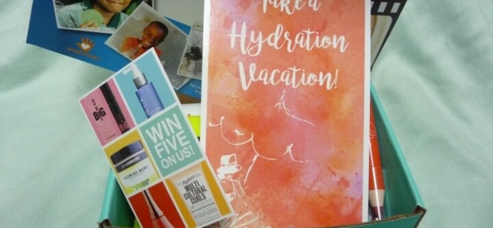 Beauty Box 5 April 2016 Subscription Box Review – Take a Hydration Vacation