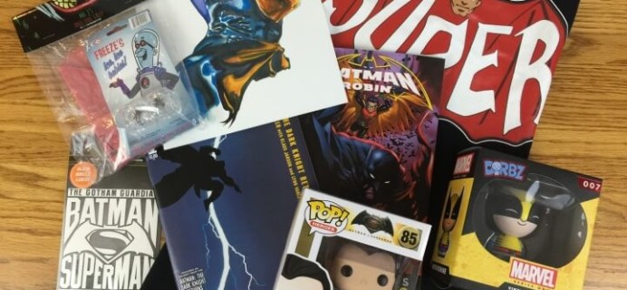 Comic Block Subscription Box Review & Coupon – March 2016