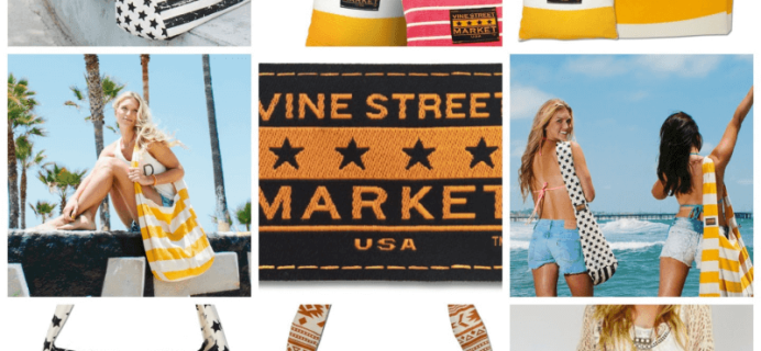 Free Vine Street Market Canvas Tote Bag with Little Lace Box 6 Month Subscription