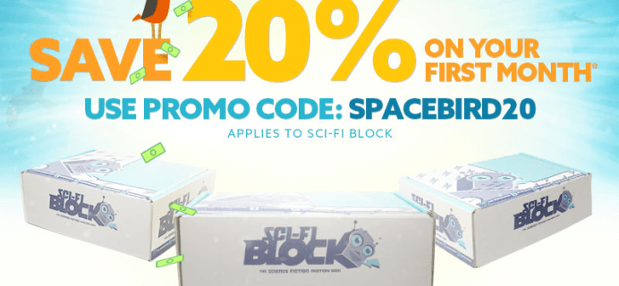 20% Off First Sci-Fi Block Coupon!
