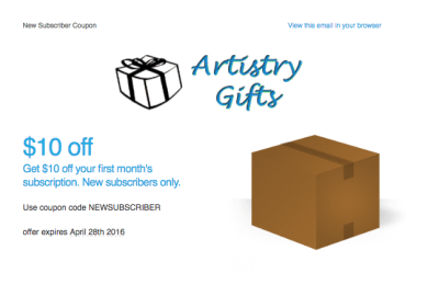 Artistry Gifts $10 Off Coupon! 3 Days Only!