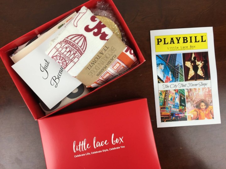 little lace box april 2016 unboxing