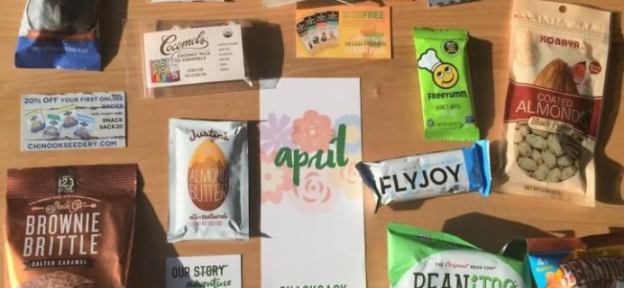 Snack Sack April 2016 Subscription Box Review & Coupon