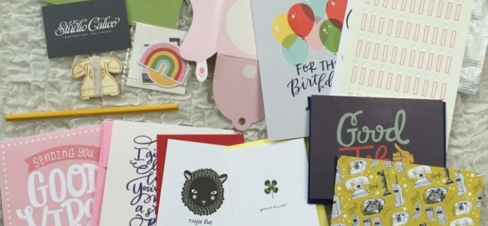Studio Calico Stationery Kit March 2016 Subscription Review