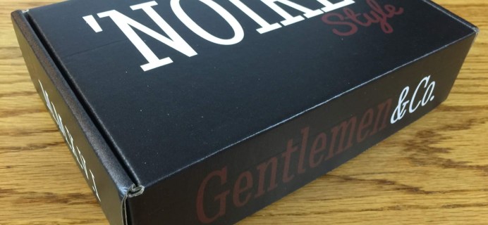 ‘Noire Style by Gentlemen & Co. Subscription Box – May 2016
