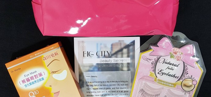 Beauteque BB Bag Subscription Box Review – April 2016