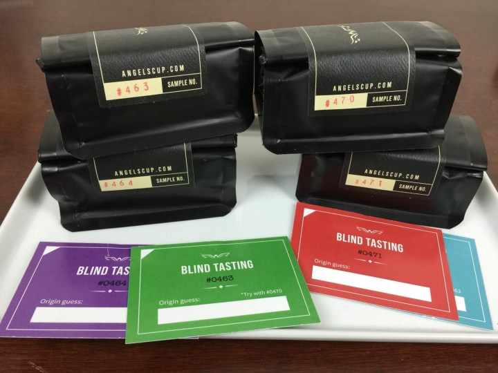 Angels' Cup Black Box Coffee Subscription Review & Coupon May 2016 hello subscription