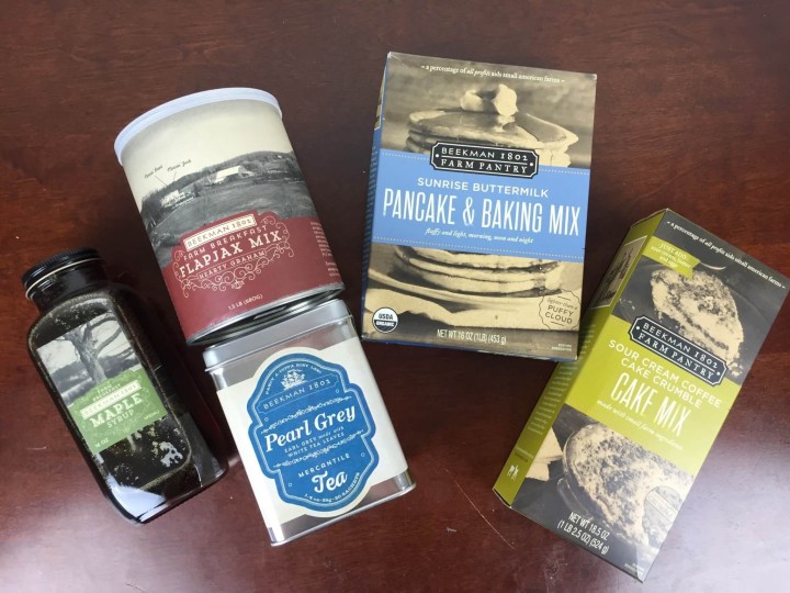 Beekman 1802 Specialty Food Club Box May 2016 review