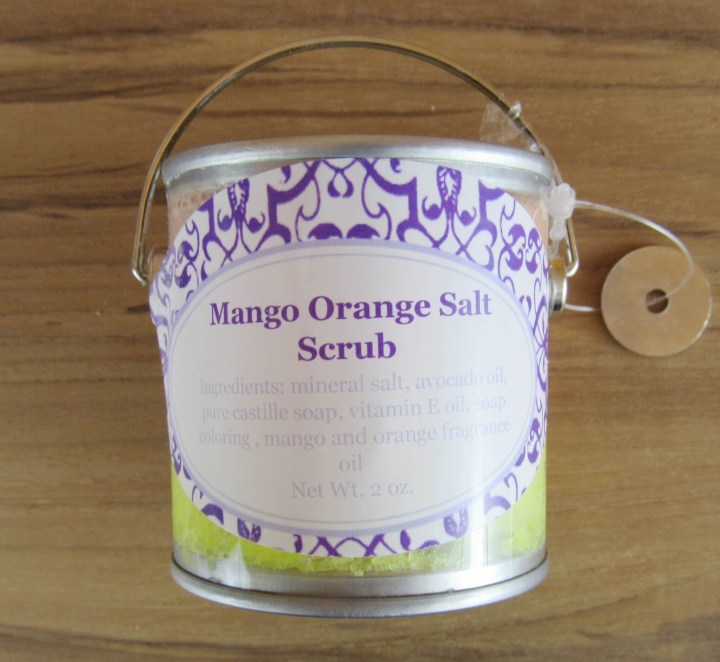 Orange and Mango Salt Scrub