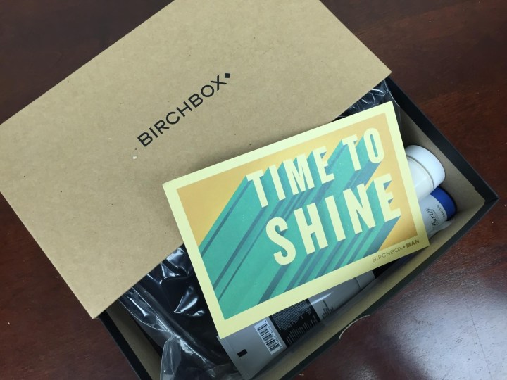 Birchbox Man May 2016 box