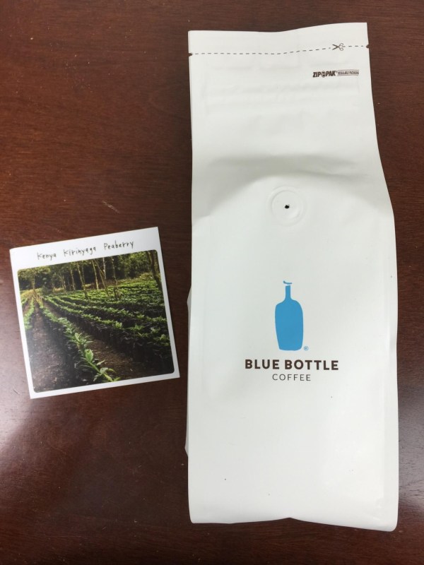 Blue Bottle Coffee Box May 2016 review
