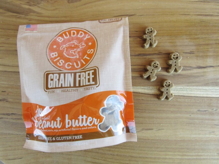 Buddy Biscuits with peanut butter