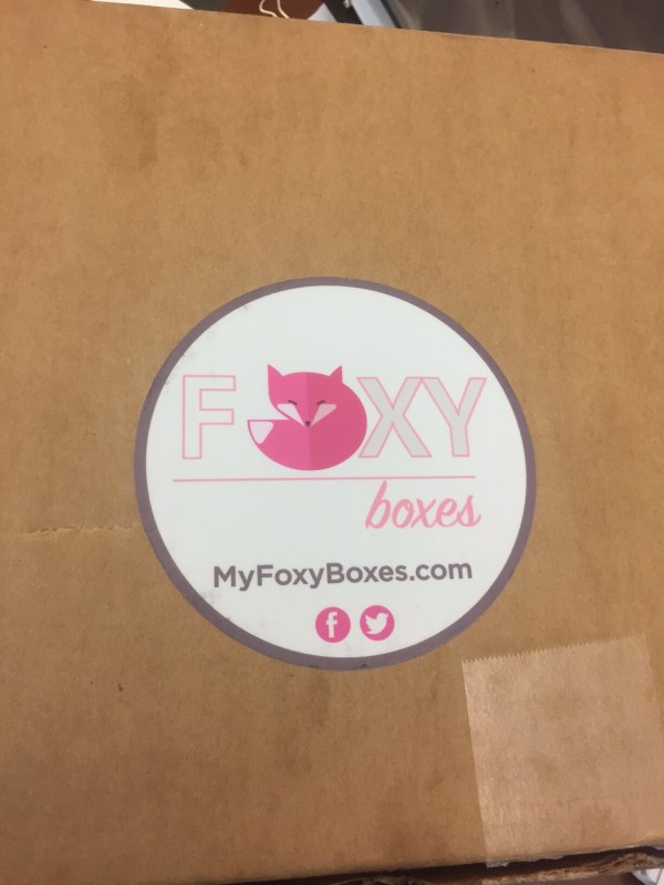 FoxyBox May 2016 box