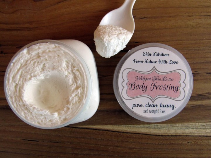 Skin Nutrition from Nature with Love Whipped Shea Butter Body Frosting