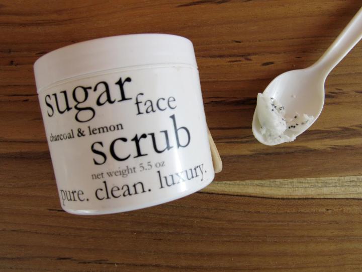 Face Sugar Scrub - Charcoal & Lemon
