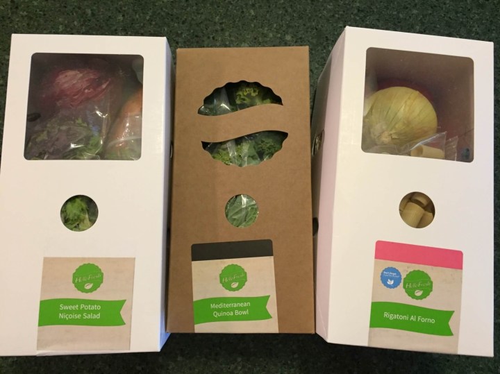 Hello Fresh Veggie Box May 2016 review