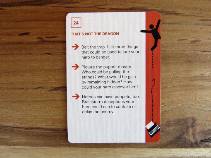 Back of card on right side