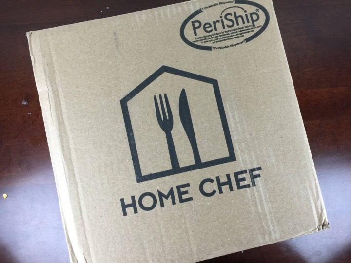 Home Chef Box May 2016 box