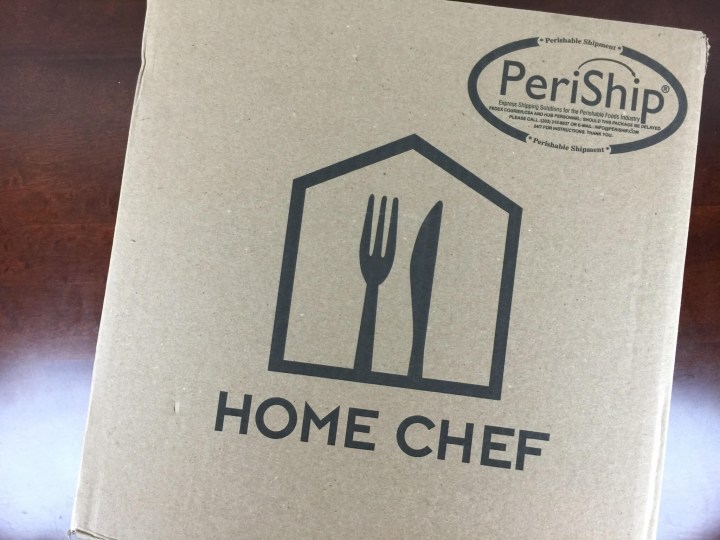 Home Chef Box May 2016 box
