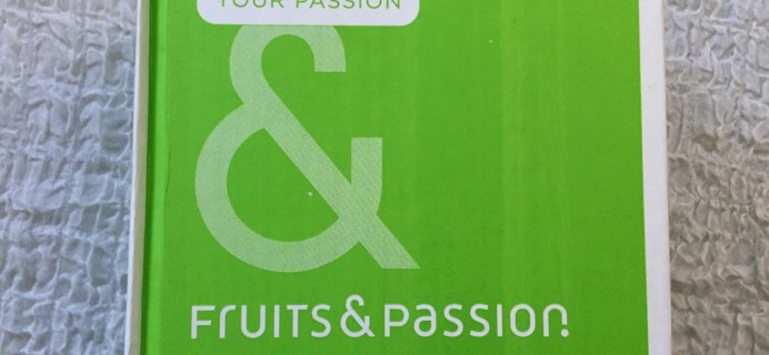 Fruits & Passion May 2016 Passion Box Subscription – LIVE Box Review