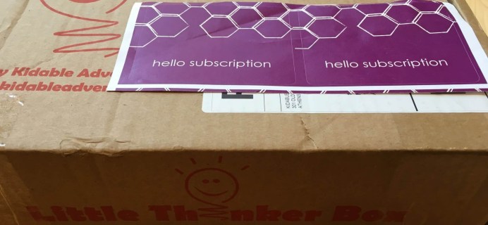 April 2016 Little Thinker Box Subscription Box Review