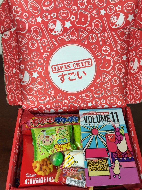 Japan Crate May 2016 unboxing
