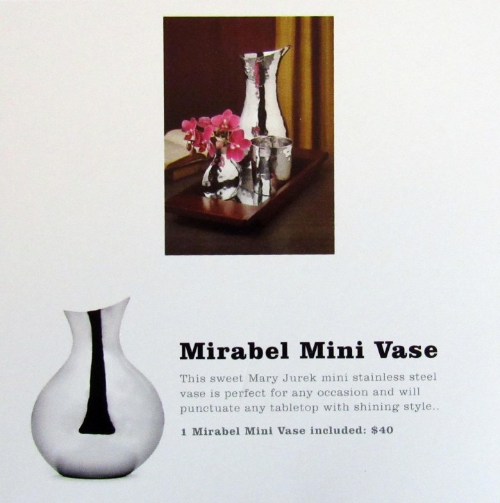 Mary Jurek Design Inc. Mirabel Mini Vase