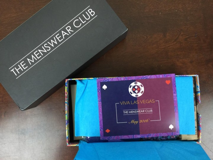 Menswear Club Box May 2016 unboxing