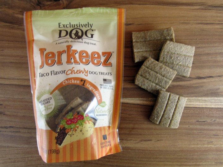  Exclusively Dog Jerkeez Taco Flavor Chewy Dog Treats 