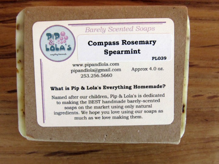 Compass Rosemary Spearmint Soap