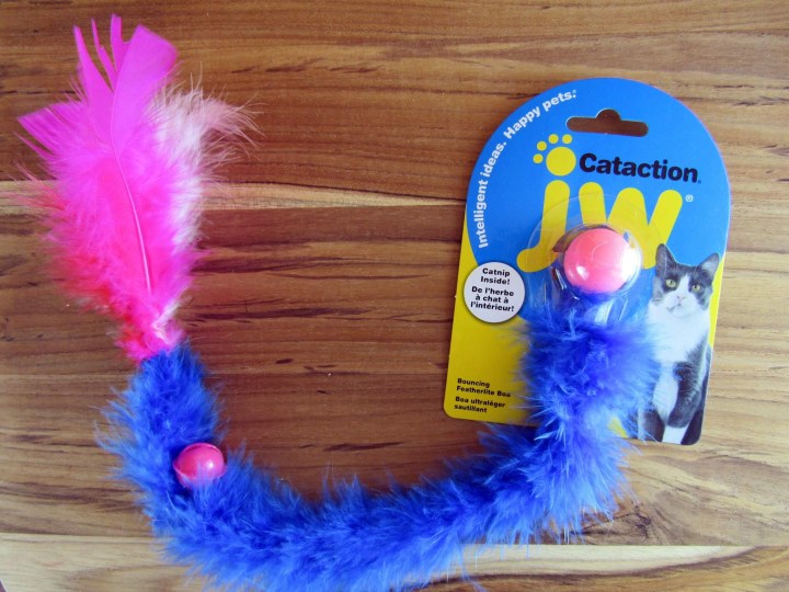 JE Pet Company Featherlite Boa Bouncing Catnip Cat Teaser Toy