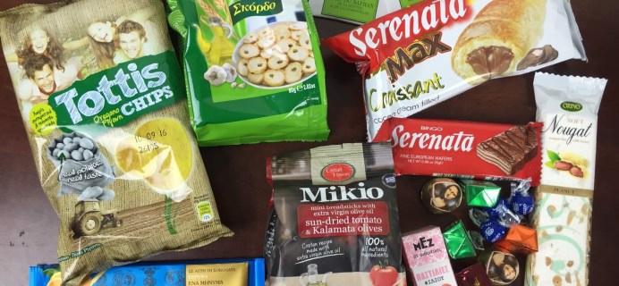 Universal Yums May 2016 Subscription Box Review – Greece
