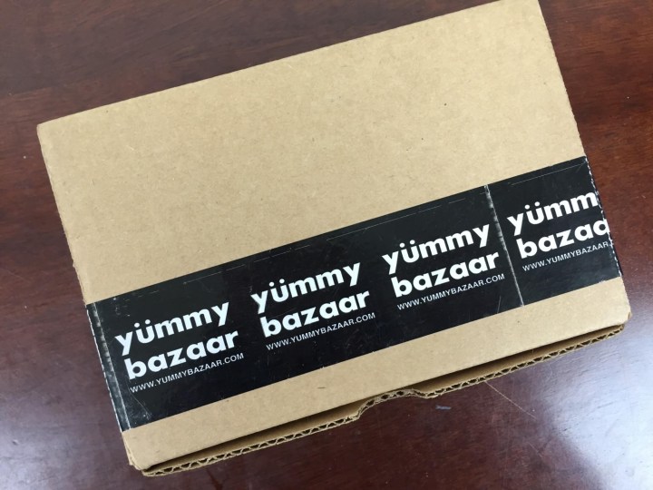 Yummy Bazaar Mini Sampler Box April 2016 box