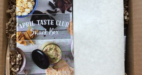 April 2016 Taste Club: Snack Subscription Box Review + Coupon