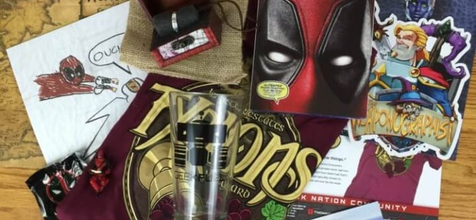 Geek Fuel May 2016 Subscription Box Review & Coupon – Still Available!