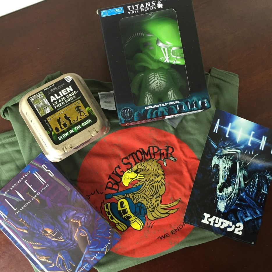 Loot Crate ALIENS Limited Edition Crate Review - Hello Subscription