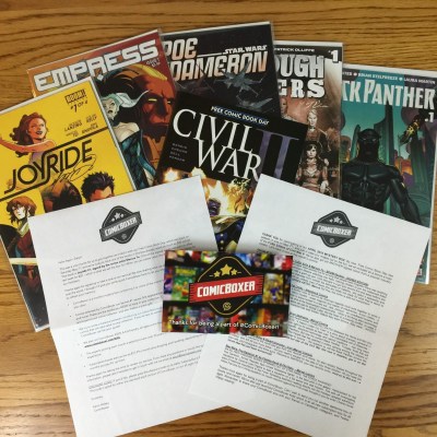 ComicBoxer April 2016 Subscription Box Review & Coupon